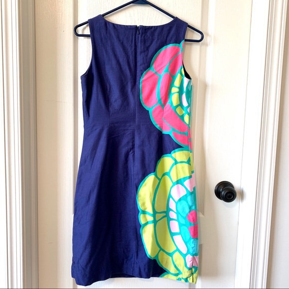 LILLY PULITZER “Stephanie” Floral Shift Dress—SZ 0 - Picture 9 of 15